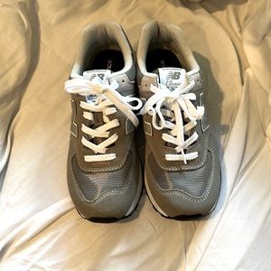 Grey New Balance 574 Women’s size 8.